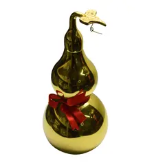 Statueta Feng shui din alama Wu Lou simplu, 25cm