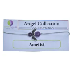 Bratara Therapy Angel Collection Ametist, 6-8mm