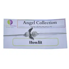 Bratara Therapy Angel Collection Howlit, 6-8mm