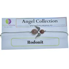 Bratara Therapy Angel Collection Rodonit, 6-8mm