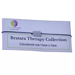 Bratara Therapy Collection Calcedonie tub 11mm x 7mm