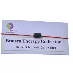 Bratara Therapy Collection Malachit brut tub 10mm x 6mm