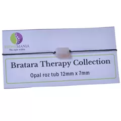 Bratara Therapy Collection Opal roz tub 12mm x 7mm