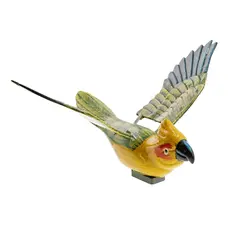 Magnet papagal Macaw galben, 12cm