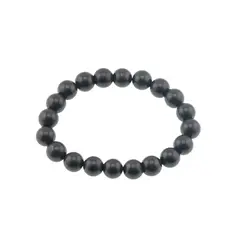 Bratara Shungit sfere pe elastic, 10mm