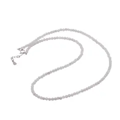 Colier Calcedonie sfere cu Argint 925, 3mm