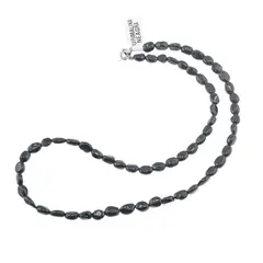 Colier cristale naturale Turmalina neagra neuniform, 5-8mm