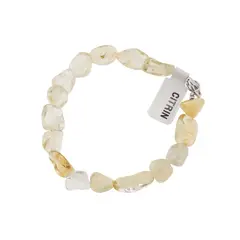 Bratara din cristale naturale Citrin neuniform 10-16mm