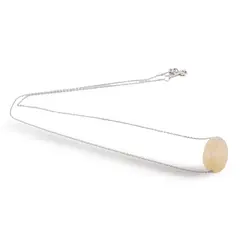 Lantisor de argint 925 reglabil cu pandantiv Citrin