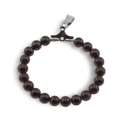 Pandantiv rotund Granat sfere, 4mm