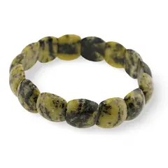 Bratara lata pe elastic cu serpentin - piatra infinitului, model 1