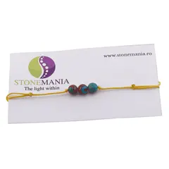 Bratara cu snur Compozit sfere, 6mm