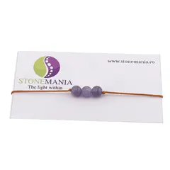 Bratara cu snur Lepidolit sfere, 6mm