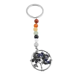 Breloc 7 chakre cu Pomul Vietii Lapis Lazuli