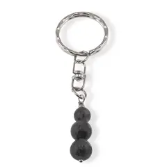 Breloc Larvikit trei sfere, 8-10mm