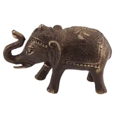 Statueta Feng Shui Elefant din bronz - 7,5cm