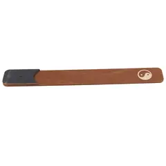 Suport ardere betisoare parfumate maro, model Yin Yang, 26cm x 3,5cm