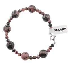 Bratara Rodonit sfere, 4-10mm