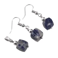 Set Cercei si Pandantiv Sodalit cub fatetat, 6-8mm