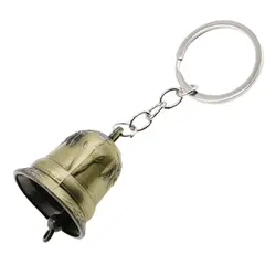 Breloc clopot cu elefant, alama - 9,5cm