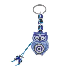 Breloc cu Ochi protectori si Bufnita, 16cm