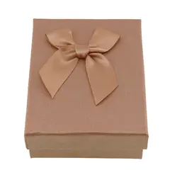 Cutie pentru cadou dreptunghiulara maro, 9x7cm