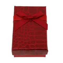 Cutie pentru cadou dreptunghiulara rosie, 8x5cm