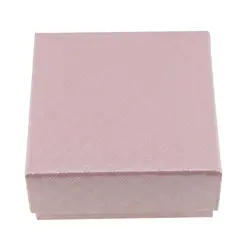 Cutie pentru cadou patrata roz, 7cm
