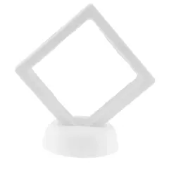 Rama de prezentare pentru bijuterii, alba mica - 7cm