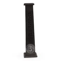 Suport ardere betisoare parfumate si conuri fumigatie simbol OM, turn - 30cm