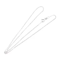 Lant argint 925 rodiat, model zale rotunde - 42cm