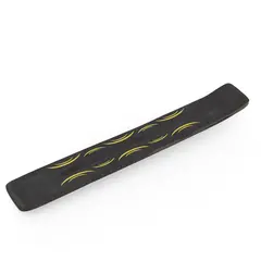 Suport ardere betisoare parfumate negru, model tribal - 25,5cm