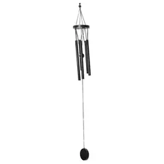 Clopotei de vant negri, 5 tuburi, 70cm