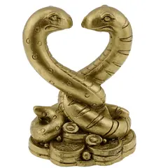 Statueta Feng Shui Serpi in pozitia inimii - 9,5cm