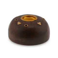 Suport ardere betisoare si conuri parfumate rotund, inima - 5cm