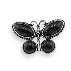 Brosa fluture cu Onix, 44mm