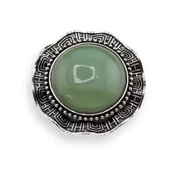 Brosa rotunda cu Aventurin, 45mm