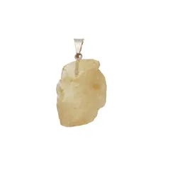 Pandantiv cristal natural brut Citrin, 15-20mm