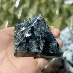 Piramida cristal natural Larvikit, 45-50mm