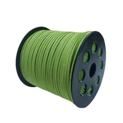 Snur piele ecologica fistic, 3mm, 90 de metri/rola