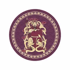 Abtibild sticker Feng Shui de protectie Tai Sui 2025, mare