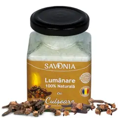 Cuisoare - Lumanare 100% Naturala 200g, Savonia