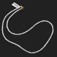 Colier Mix Berile cuburi fatetate 2mm si sfere 3mm