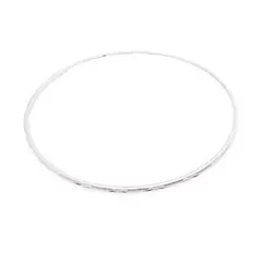 Bratara din argint 925 fixa, model rotund gravat, 3mm