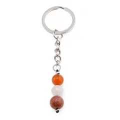 Breloc pentru zodia Berbec cristale 8-10mm
