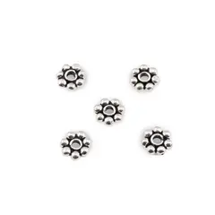 Accesoriu din Argint 925, model floare din bumbi, set 5buc - 6,7x2mm