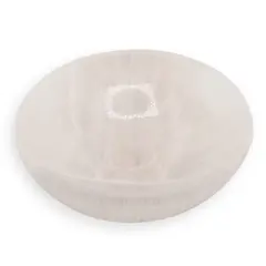 Bol rotund din Selenit, mare - 13cm