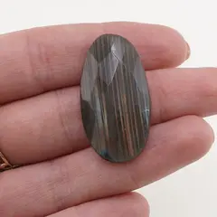 Cabochon Labradorit fatetat 35x18x6,5mm F46