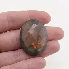 Cabochon Labradorit fatetat 35x26x8,5mm F76