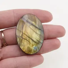 Cabochon Labradorit fatetat 42x30x7,5mm F78